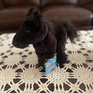 RETIRED Webkinz Black Friesian (Rare - With Code!)